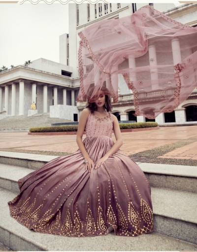 Flory Vol 25 By Shubh Kala Designer Partywear Gown Collection